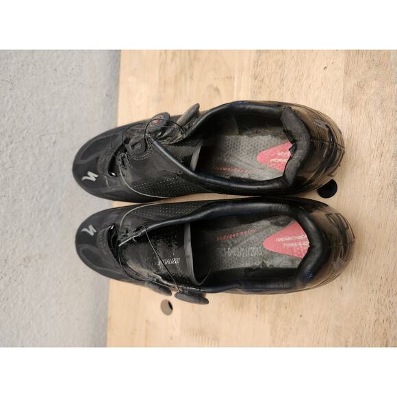 Mens Specialized S-Works Road Carbon Cycling‎ Shoes Click Size 11.75 - Picture 2 of 14